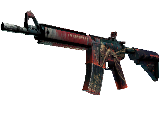 M4A4（StatTrak™） | 齿仙 (破损不堪)